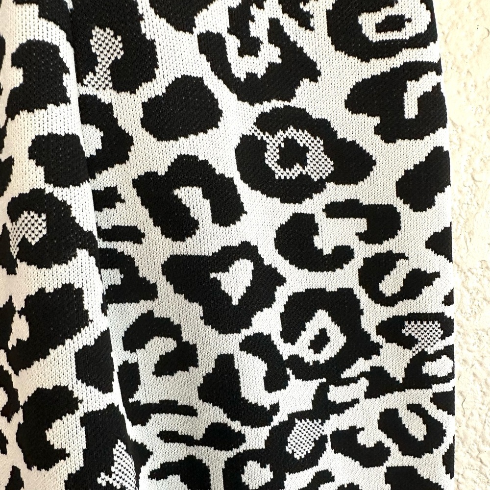 Marc Ny Andrew Marc Animal Print Elastic Knit Ski… - image 8